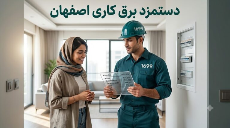 بررسی نرخنامه، قیمت و عوامل موثر بر دستمزد برق کاری اصفهان
