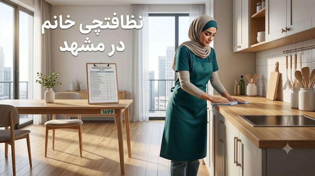 نظافتچی خانم در مشهد