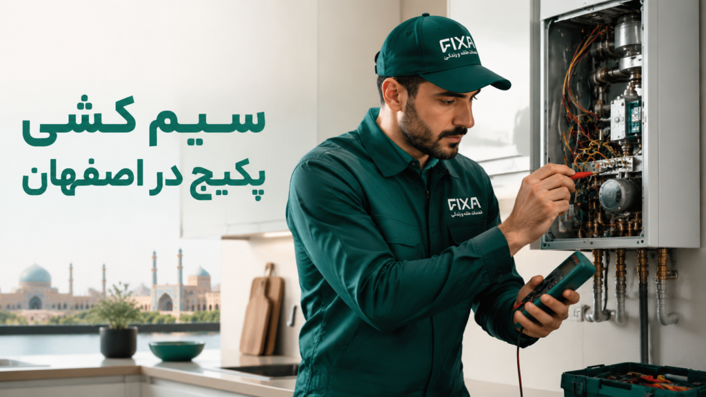 سیم کشی پکیج در اصفهان