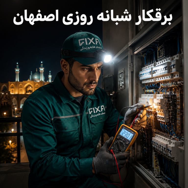 عیب‌یابی فوری و رفع اتصالی برق ساختمان در اصفهان