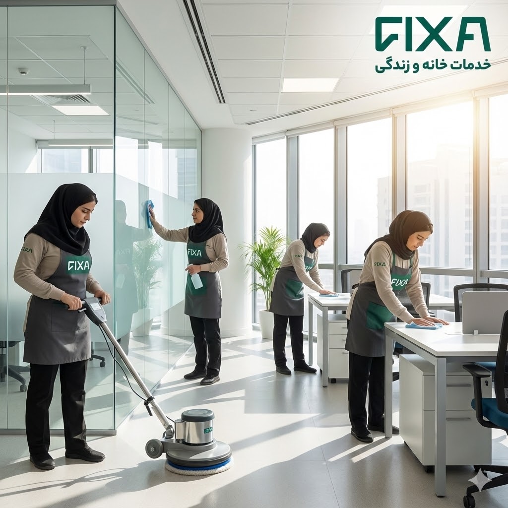 نظافت اداره و شرکت‌ها