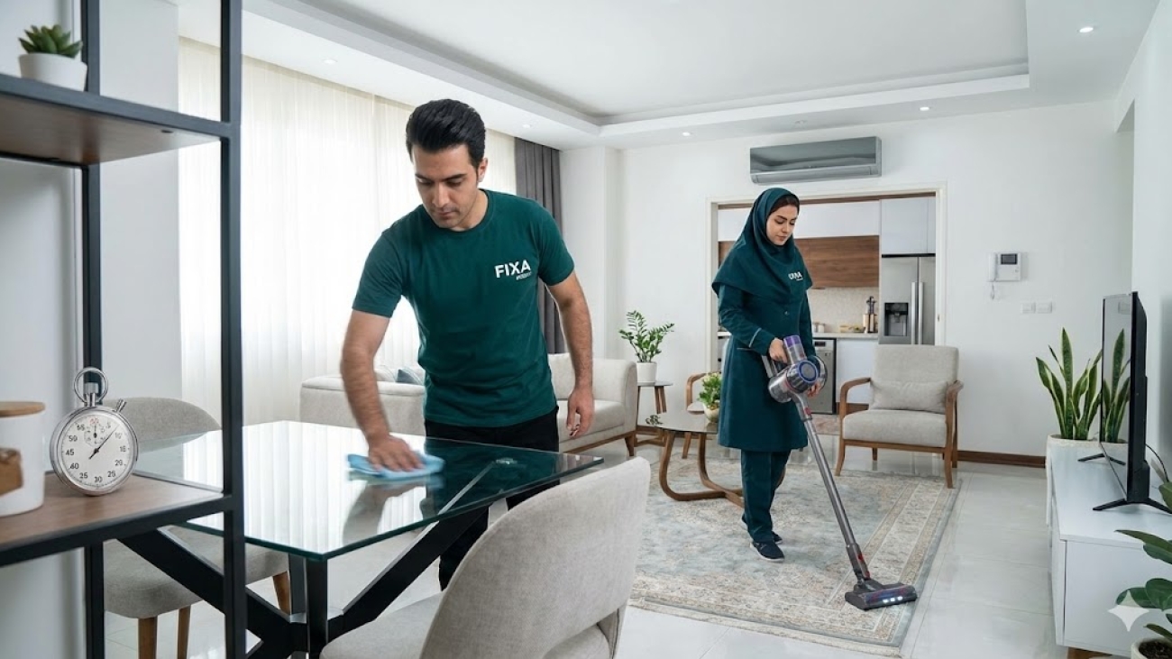 نظافت فوری در اصفهان