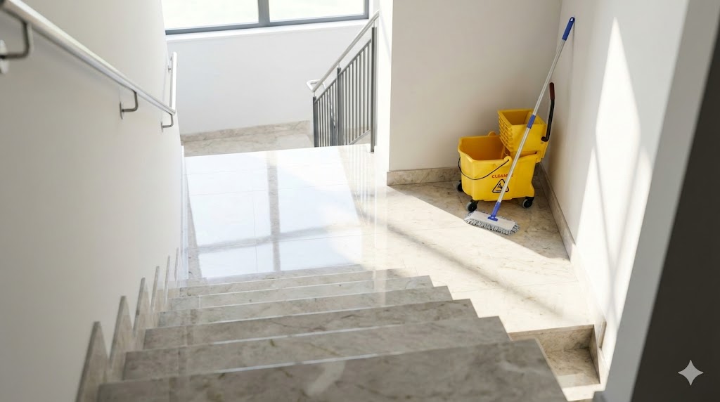 نظافت راه‌پله و مشاعات