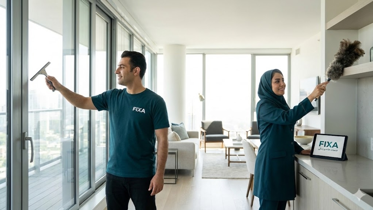 نظافتچی خانم یا آقا در اصفهان